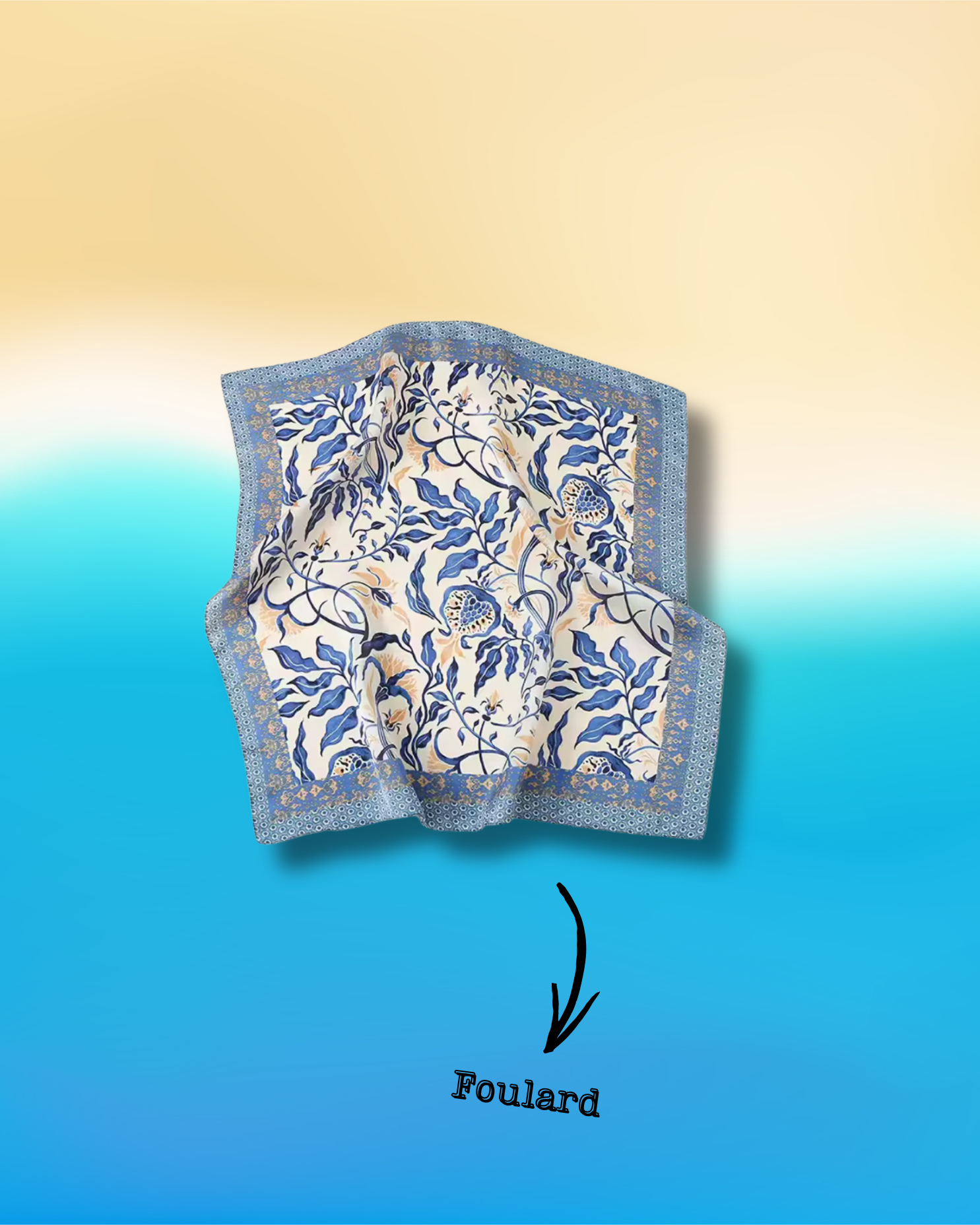 Le foulard AZUR
