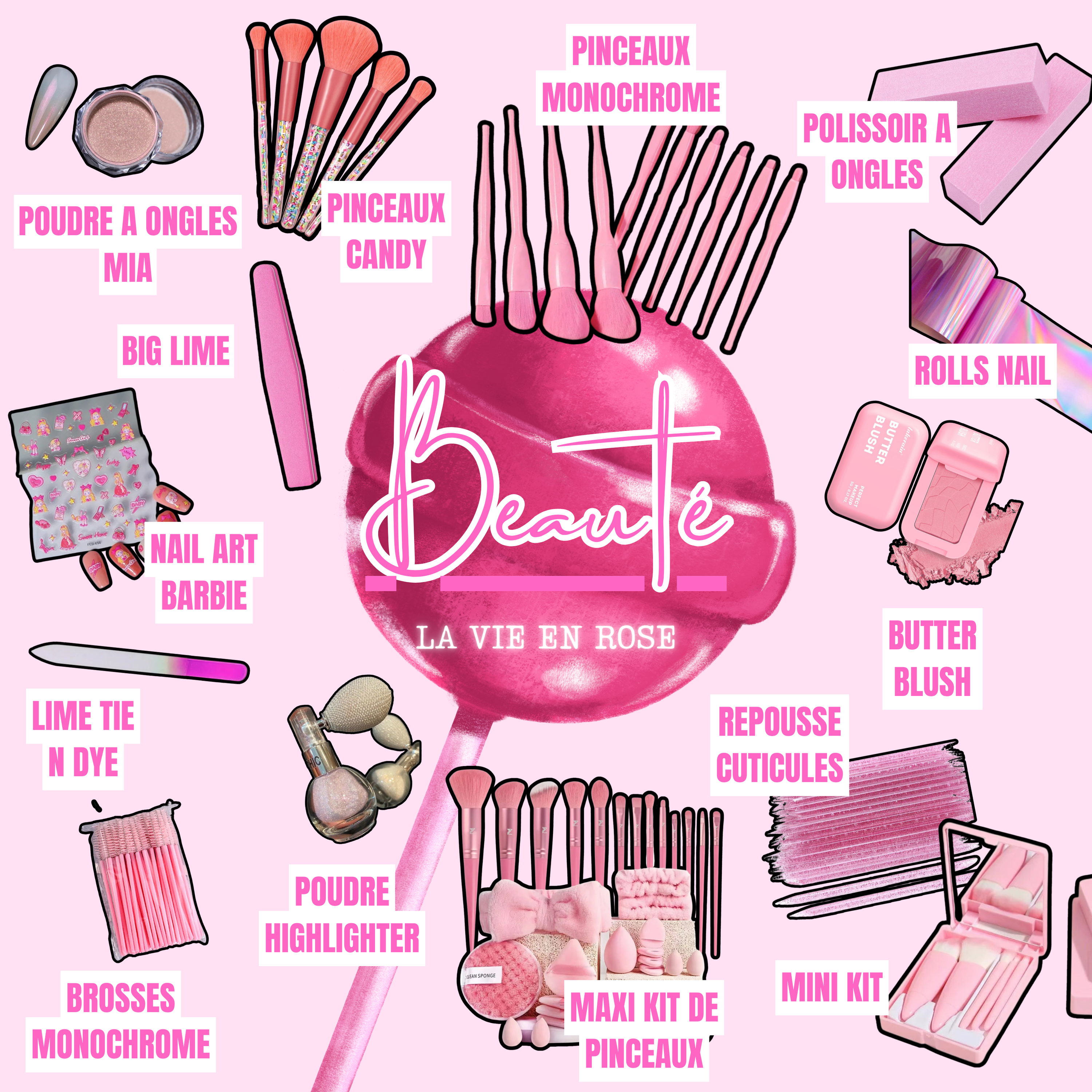 Collection la vie en rose