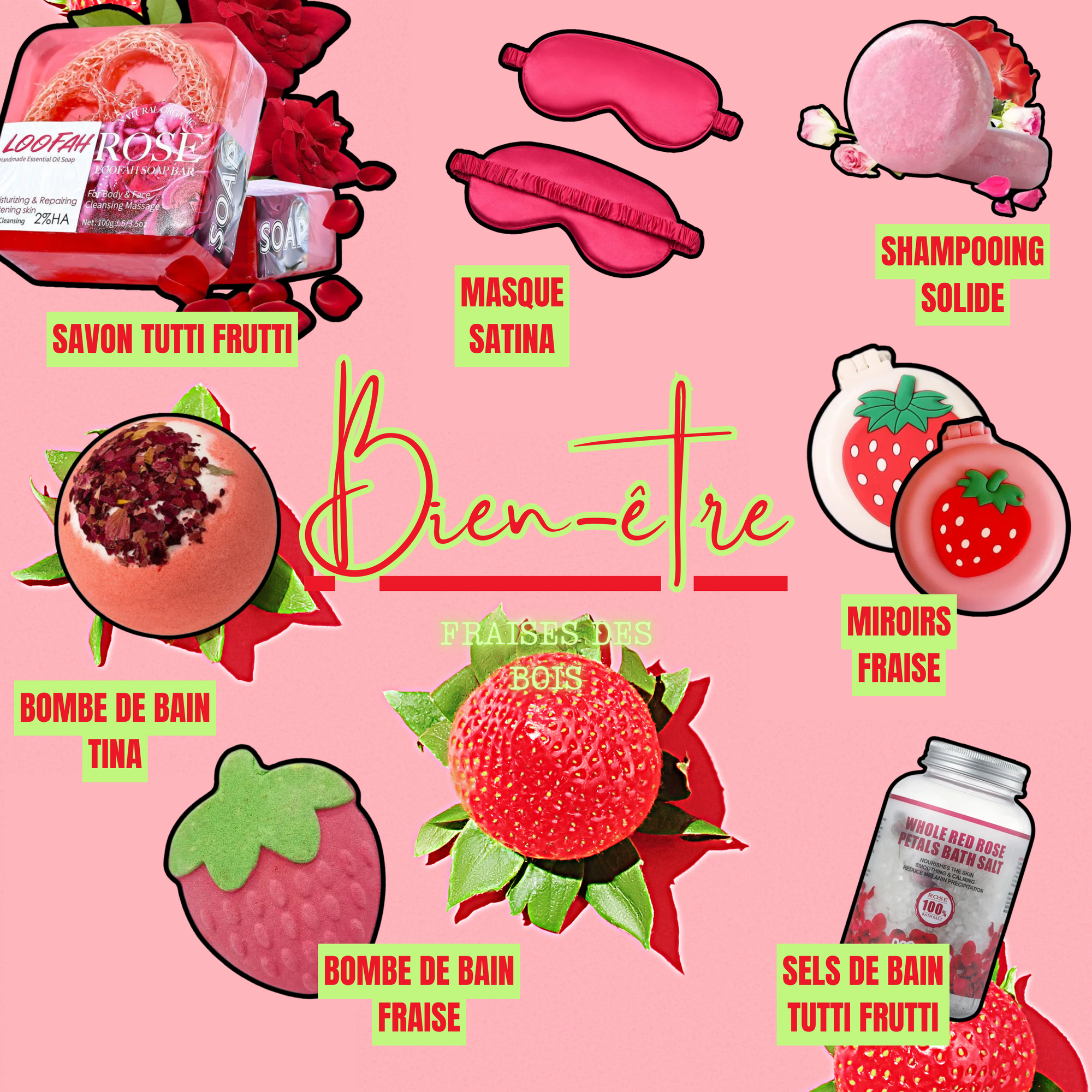 Collection fraise des bois