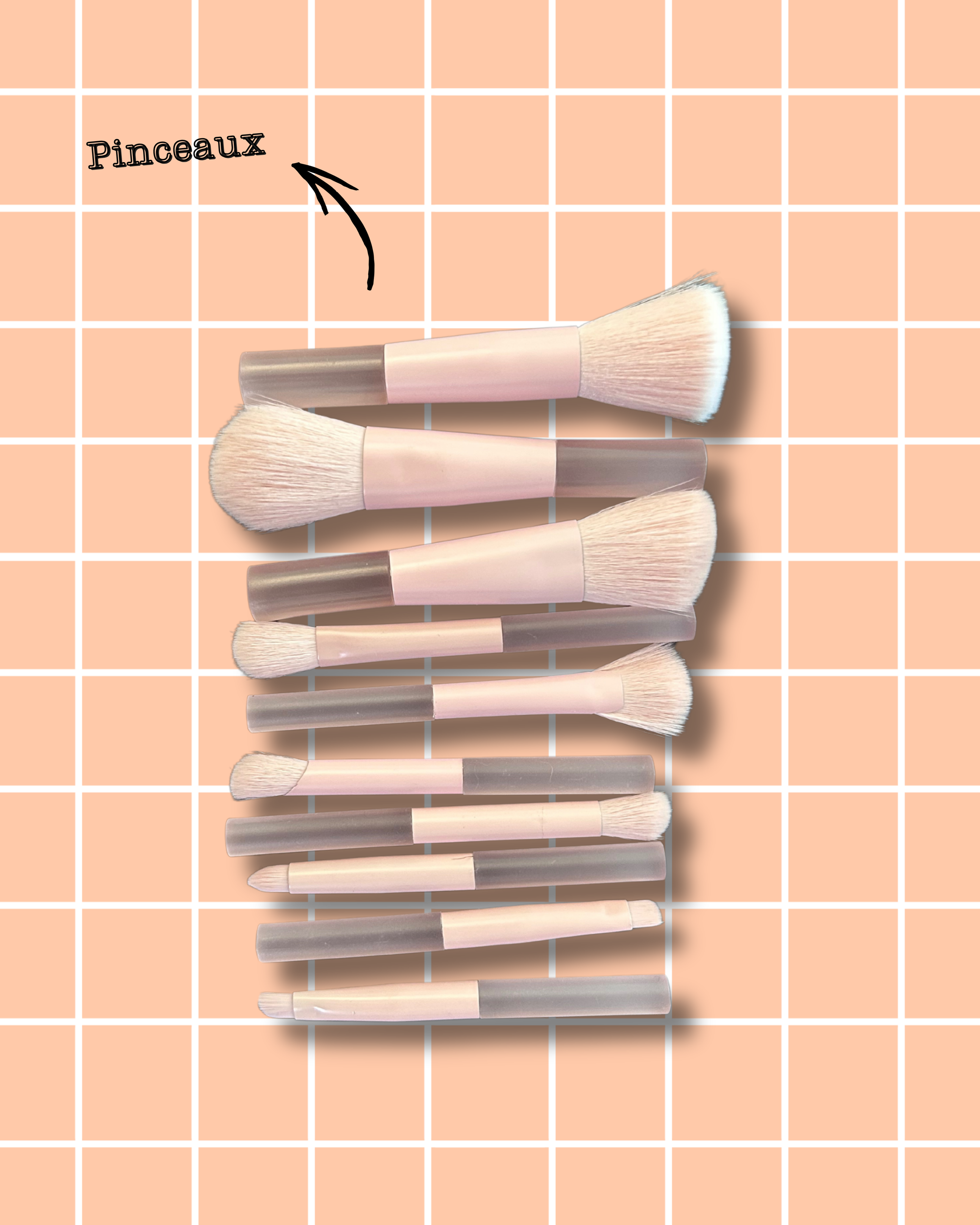 Le kit de pinceaux PEACHY