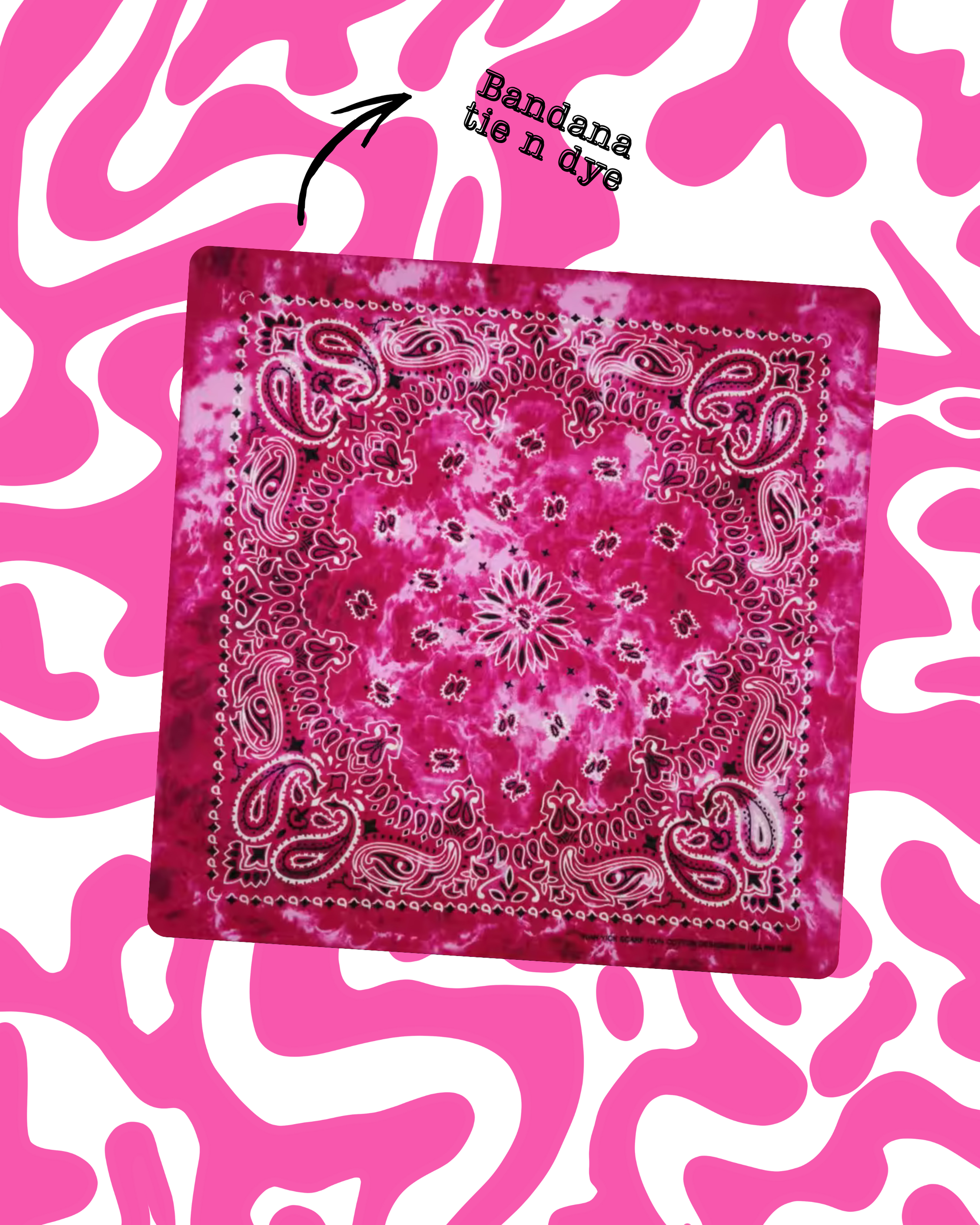 Bandana tie n dye