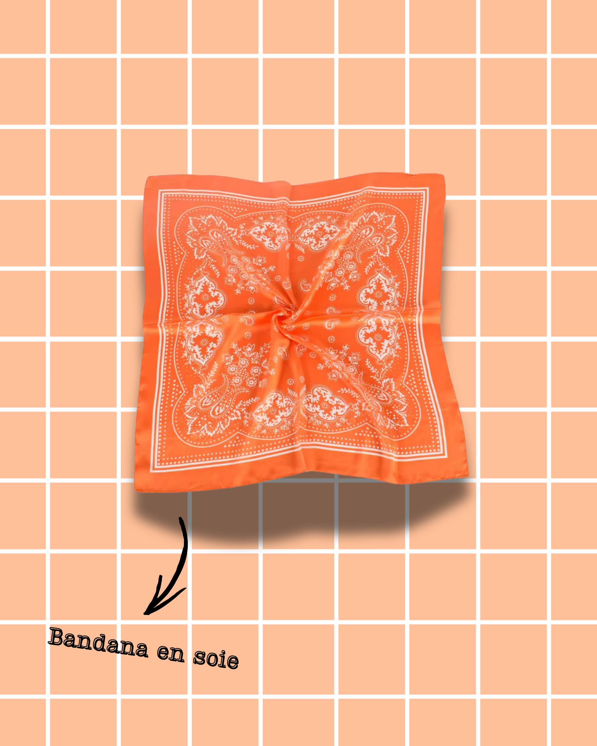 Bandana en soie