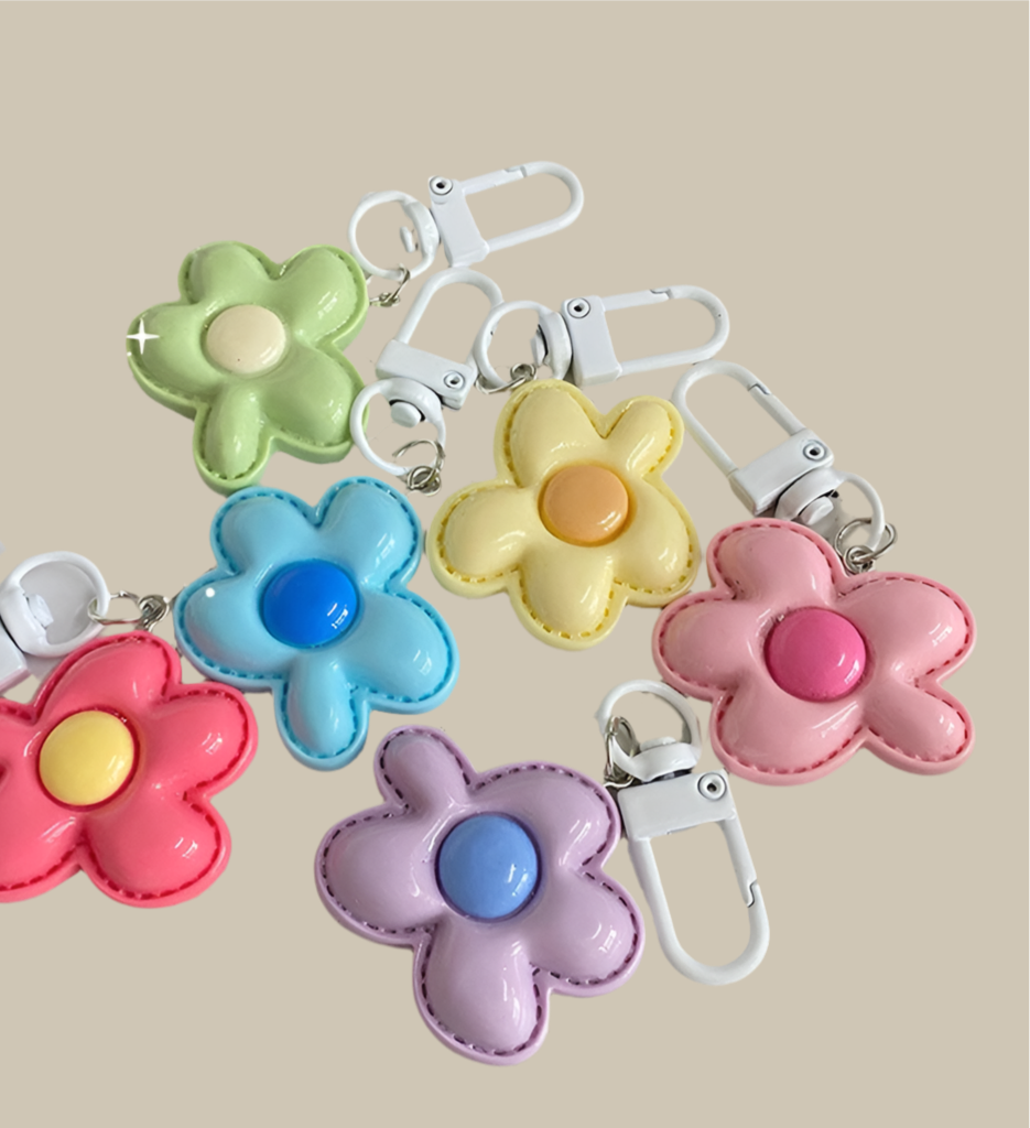 Les porte-clés Flower - 4,99e