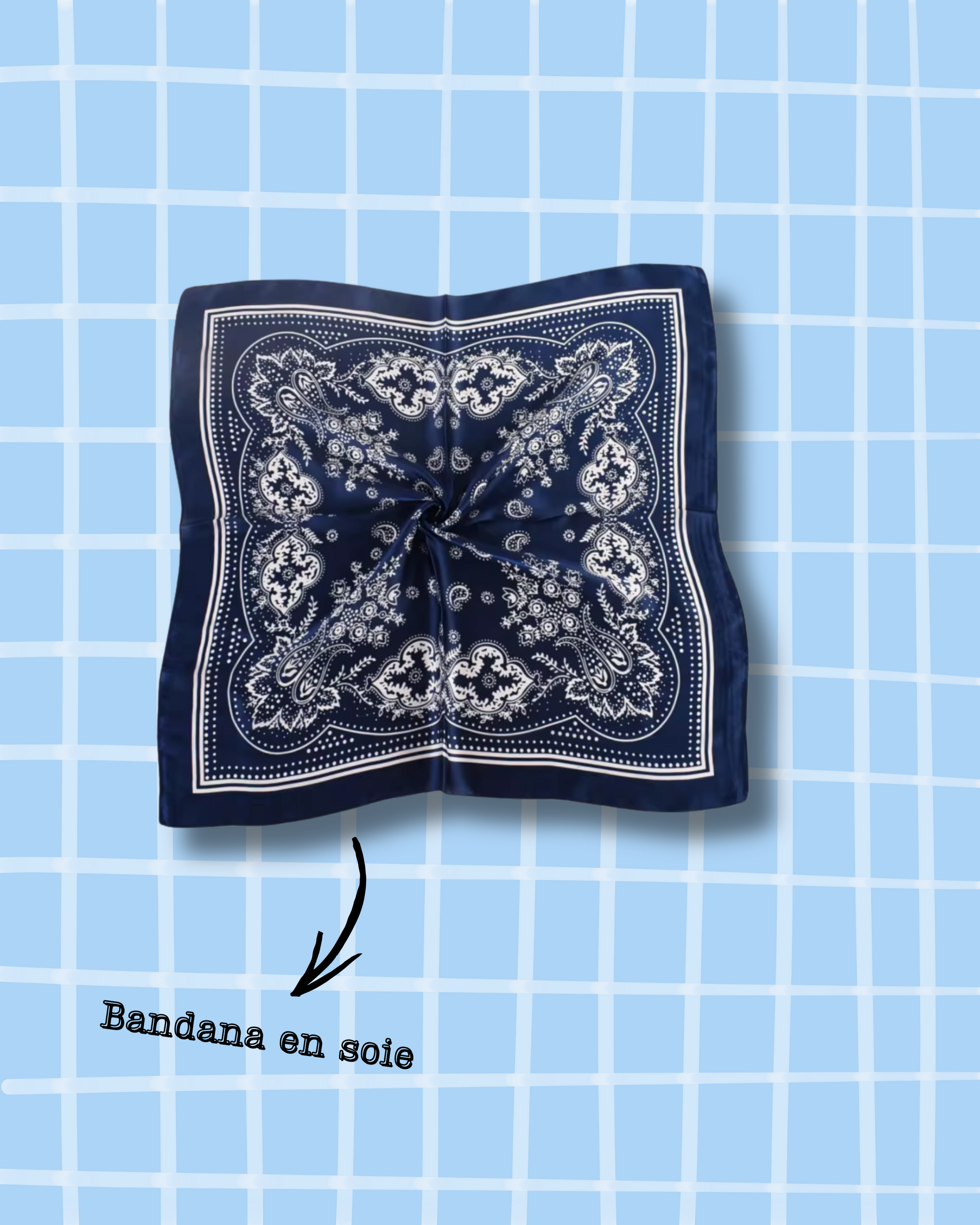 Bandana en soie