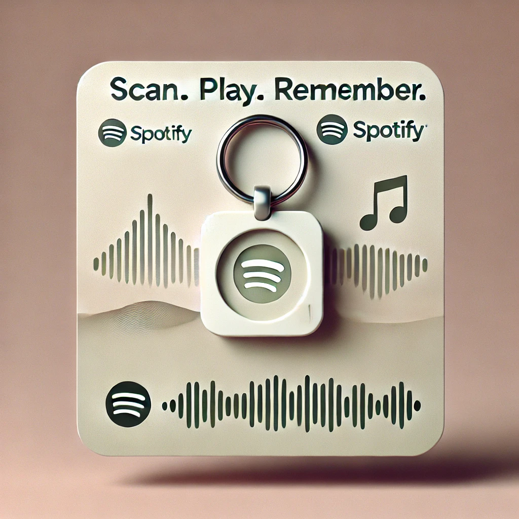La gamme de porte-clés musicaux (QR Code) - 19,99e