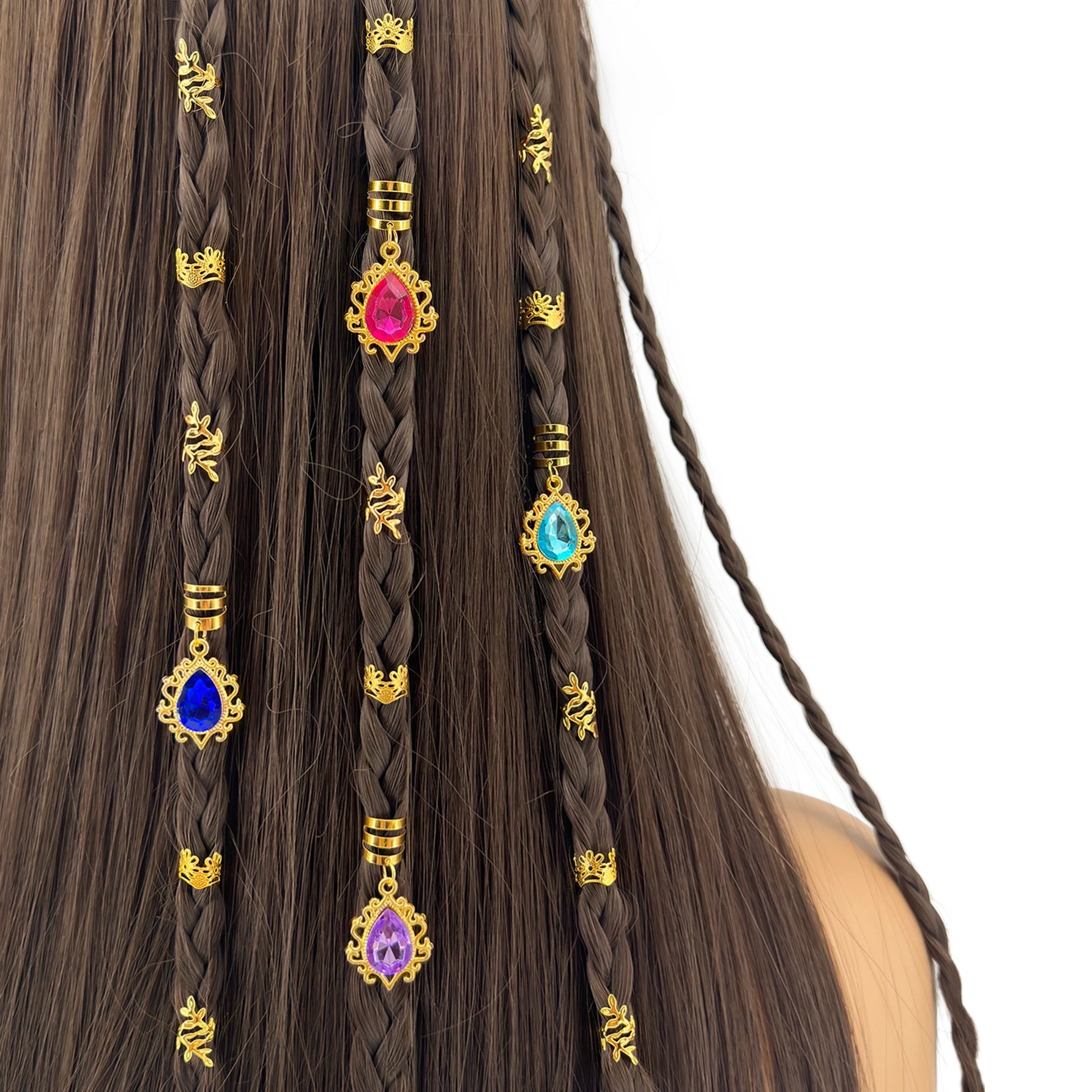 Les bijoux de cheveux Esmeralda - 6,99e